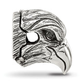 Sterling Silver Reflections Antiqued Eagle Hinged Bead
